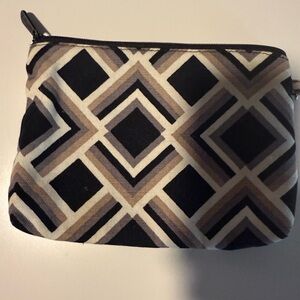 Geometric Patterned makeup bag